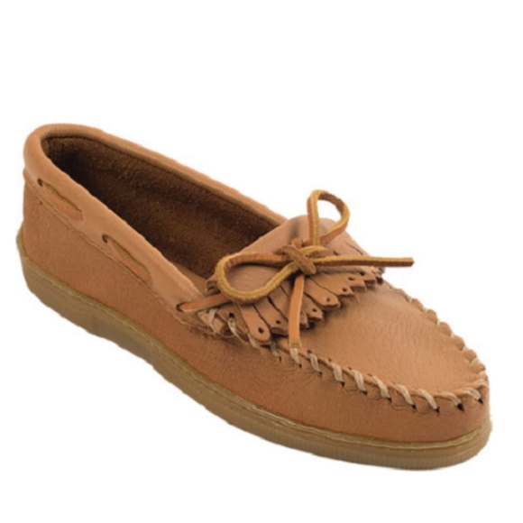 natural moosehide moccasins